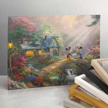 Load image into Gallery viewer, Disney Mickey and Minnie - Sweetheart Bridge - 11" x 14" Art Print 96421