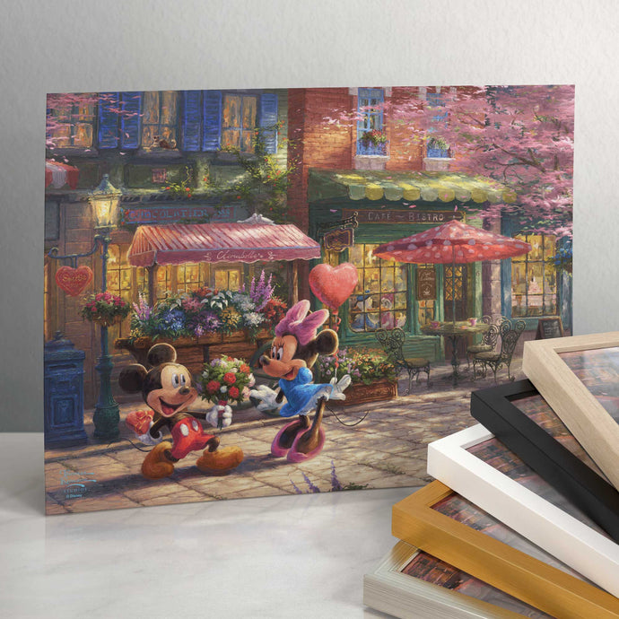 Disney Mickey and Minnie - Sweetheart Cafe - Standard Art Prints - ArtOfEntertainment.com