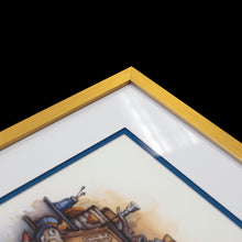 Load image into Gallery viewer, Christopher Robin and Winnie the Pooh Eating Honey - 15" x 15" Framed Paper Print - Art Of Entertainment
