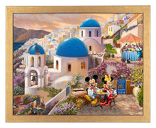 Load image into Gallery viewer, Disney Mickey and Minnie in Greece - Standard Art Prints - Art Of Entertainment