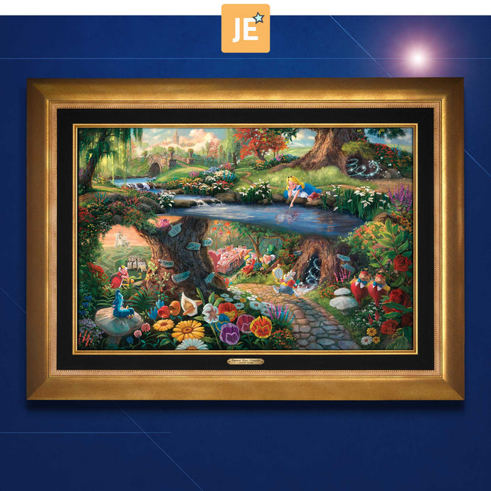 Disney Alice in Wonderland - Limited Edition Canvas (JE - Jewel Edition) - ArtOfEntertainment.com