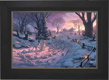 Load image into Gallery viewer, Disney - 101 Dalmatians on the Run - Limited Edition Canvas - SN - (City Black Frame)