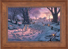 Load image into Gallery viewer, Disney - 101 Dalmatians on the Run - Limited Edition Canvas - SN - (Rustic Andalucian Frame)