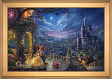 Load image into Gallery viewer, Beauty and the Beast Dancing in the Moonlight - Limited Edition Canvas (JE - Jewel Edition) - ArtOfEntertainment.com