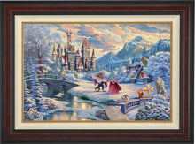 Load image into Gallery viewer, Beauty and the Beast's Winter Enchantment - Limited Edition Canvas (SN - Standard Numbered) - ArtOfEntertainment.com