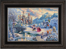 Load image into Gallery viewer, Beauty and the Beast's Winter Enchantment - Limited Edition Canvas (JE - Jewel Edition) - ArtOfEntertainment.com