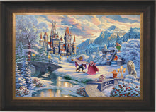 Load image into Gallery viewer, Beauty and the Beast's Winter Enchantment - Limited Edition Canvas (SN - Standard Numbered) - ArtOfEntertainment.com