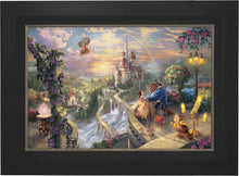 Load image into Gallery viewer, Beauty and the Beast Falling in Love - Limited Edition Canvas (SN - Standard Numbered) - ArtOfEntertainment.com
