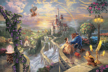 Load image into Gallery viewer, Beauty and the Beast Falling in Love - Limited Edition Canvas - JE - (Unframed)