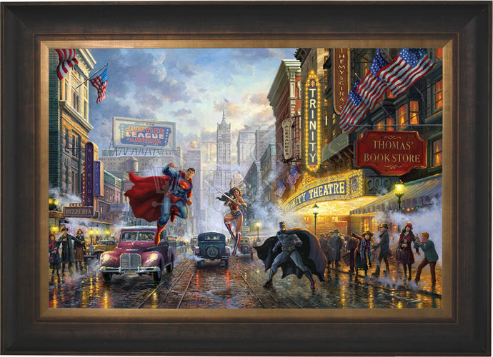Batman, Superman, Wonder Woman - Limited Edition Canvas (SN - Standard Numbered) - ArtOfEntertainment.com