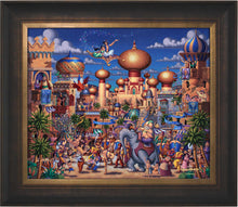 Load image into Gallery viewer, Aladdin - Celebration in Agrabah - Limited Edition Canvas (SN - Standard Numbered) - Art Of Entertainment