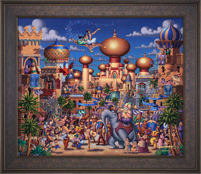 Aladdin - Celebration in Agrabah - Limited Edition Canvas (SN - Standard Numbered) - Art Of Entertainment