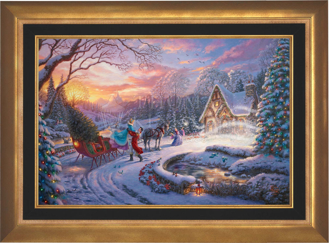 Disney Cinderella Bringing Home the Tree - Limited Edition Canvas (JE - Jewel Edition)