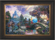 Load image into Gallery viewer, Cinderella Wishes Upon a Dream - Limited Edition Canvas (JE - Jewel Edition) - ArtOfEntertainment.com