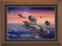 Load image into Gallery viewer, The Mandalorian - The Escort - Limited Edition Canvas (SN - Standard Numbered) - ArtOfEntertainment.com