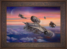 Load image into Gallery viewer, The Mandalorian - The Escort - Limited Edition Canvas (SN - Standard Numbered) - ArtOfEntertainment.com