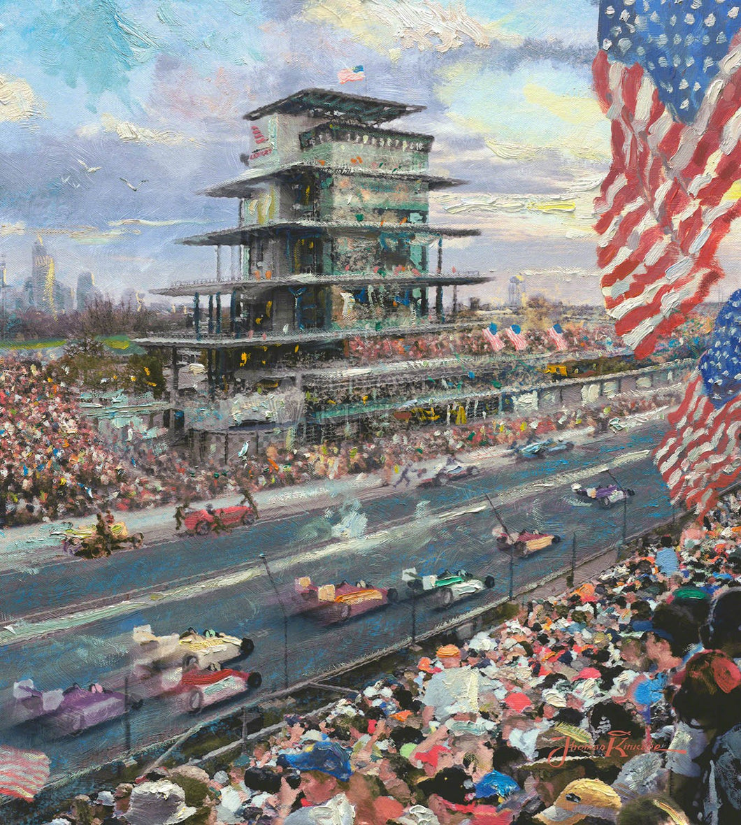 Indianapolis Motor Speedway Study - Limited Edition Canvas - SN - (Unframed)
