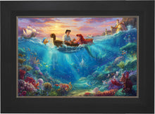 Load image into Gallery viewer, The Little Mermaid Falling in Love - Limited Edition Canvas (JE - Jewel Edition) - ArtOfEntertainment.com