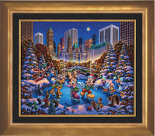 Load image into Gallery viewer, Mickey and Friends Skating in Central Park - Limited Edition Canvas (AP - Artist Proof) - ArtOfEntertainment.com