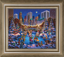 Load image into Gallery viewer, Mickey and Friends Skating in Central Park - Limited Edition Canvas (AP - Artist Proof) - ArtOfEntertainment.com
