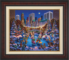 Load image into Gallery viewer, Mickey and Friends Skating in Central Park - Limited Edition Canvas (AP - Artist Proof) - ArtOfEntertainment.com