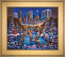 Load image into Gallery viewer, Mickey and Friends Skating in Central Park - Limited Edition Canvas (AP - Artist Proof) - ArtOfEntertainment.com