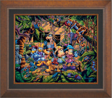 Load image into Gallery viewer, Mickey and Friends Exploring the Jungle - Limited Edition Canvas (AP - Artist Proof) - ArtOfEntertainment.com