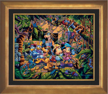 Load image into Gallery viewer, Mickey and Friends Exploring the Jungle - Limited Edition Canvas (AP - Artist Proof) - ArtOfEntertainment.com