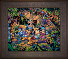 Load image into Gallery viewer, Mickey and Friends Exploring the Jungle - Limited Edition Canvas (SN - Standard Numbered) - ArtOfEntertainment.com