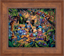 Load image into Gallery viewer, Mickey and Friends Exploring the Jungle - Limited Edition Canvas (SN - Standard Numbered) - ArtOfEntertainment.com
