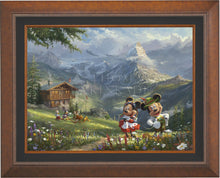 Load image into Gallery viewer, Mickey and Minnie in Alps - Limited Edition Canvas (SN - Standard Numbered) - ArtOfEntertainment.com