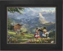 Load image into Gallery viewer, Mickey and Minnie in Alps - Limited Edition Canvas (SN - Standard Numbered) - ArtOfEntertainment.com