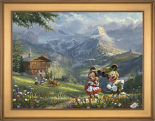 Load image into Gallery viewer, Mickey and Minnie in Alps - Limited Edition Canvas (SN - Standard Numbered) - ArtOfEntertainment.com