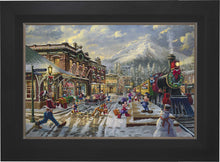 Load image into Gallery viewer, Disney Mickey and Minnie Candy Cane Express - Limited Edition Canvas (SN - Standard Numbered)