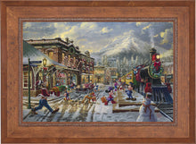 Load image into Gallery viewer, Disney Mickey and Minnie Candy Cane Express - Limited Edition Canvas (SN - Standard Numbered)
