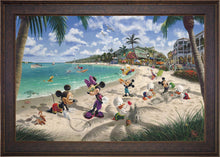 Load image into Gallery viewer, Disney Mickey and Minnie in Florida - Limited Edition Canvas (JE - Jewel Edition) - Art Of Entertainment
