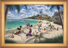 Load image into Gallery viewer, Disney Mickey and Minnie in Florida - Limited Edition Canvas (JE - Jewel Edition) - Art Of Entertainment