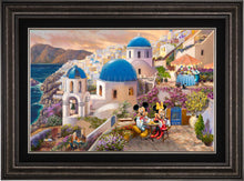 Load image into Gallery viewer, Disney Mickey and Minnie in Greece - Limited Edition Canvas (SN - Standard Numbered) - Art Of Entertainment