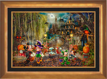 Load image into Gallery viewer, Disney Mickey and Minnie Halloween Fun - Limited Edition Canvas (JE - Jewel Edition)