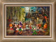 Load image into Gallery viewer, Disney Mickey and Minnie Halloween Fun - Limited Edition Canvas (JE - Jewel Edition)