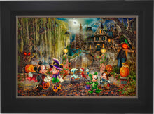 Load image into Gallery viewer, Disney Mickey and Minnie Halloween Fun - Limited Edition Canvas (JE - Jewel Edition)