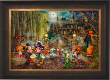 Load image into Gallery viewer, Disney Mickey and Minnie Halloween Fun - Limited Edition Canvas (JE - Jewel Edition)