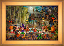 Load image into Gallery viewer, Disney Mickey and Minnie Halloween Fun - Limited Edition Canvas (JE - Jewel Edition)