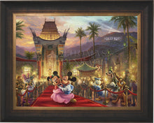 Load image into Gallery viewer, Mickey and Minnie in Hollywood - Limited Edition Canvas (JE - Jewel Edition) - ArtOfEntertainment.com