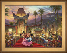 Load image into Gallery viewer, Mickey and Minnie in Hollywood - Limited Edition Canvas (JE - Jewel Edition) - ArtOfEntertainment.com