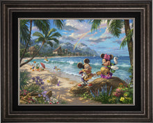 Load image into Gallery viewer, Mickey and Minnie in Hawaii - Limited Edition Canvas (SN - Standard Numbered) - ArtOfEntertainment.com