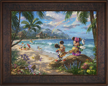 Load image into Gallery viewer, Mickey and Minnie in Hawaii - Limited Edition Canvas (SN - Standard Numbered) - ArtOfEntertainment.com