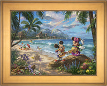 Load image into Gallery viewer, Mickey and Minnie in Hawaii - Limited Edition Canvas (SN - Standard Numbered) - ArtOfEntertainment.com