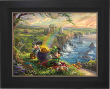Load image into Gallery viewer, Disney Mickey and Minnie in Ireland - Limited Edition Canvas (JE - Jewel Edition)