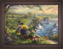 Load image into Gallery viewer, Mickey and Minnie in Ireland - Limited Edition Canvas (SN - Standard Numbered) - ArtOfEntertainment.com